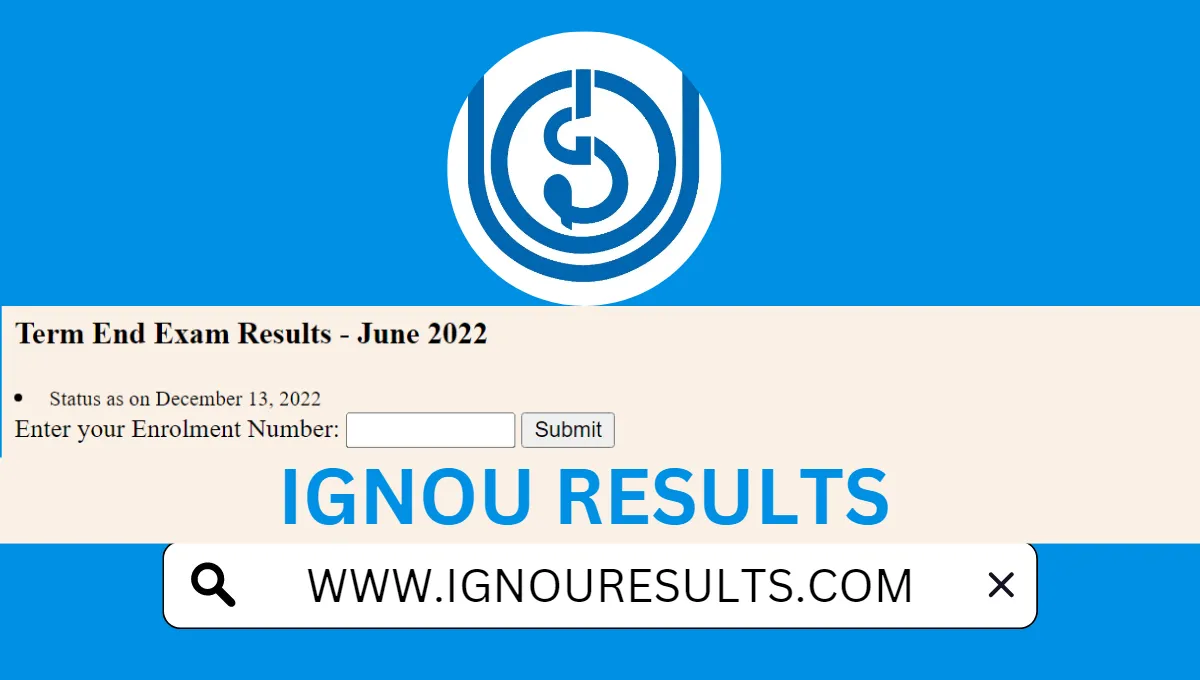 IGNOU Results June 2022