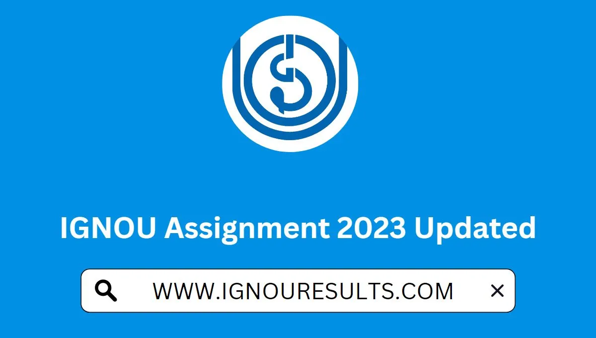IGNOU Assignment 2023