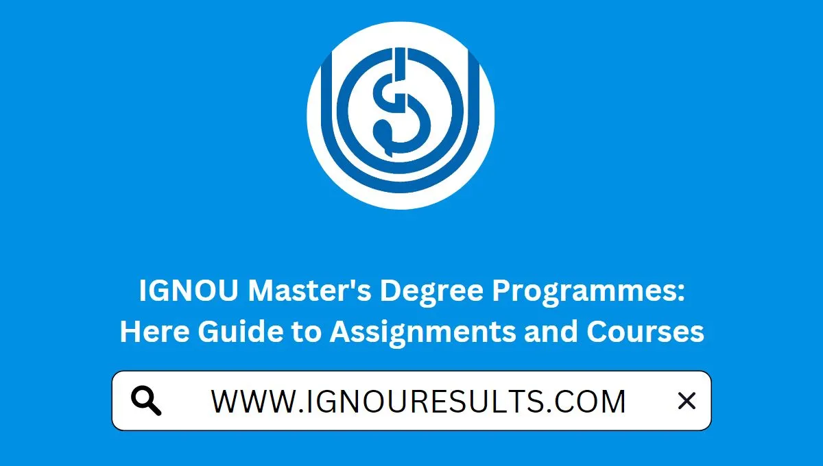 IGNOU Masters Degree