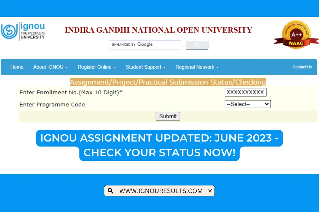 IGNOU Assignment Updated