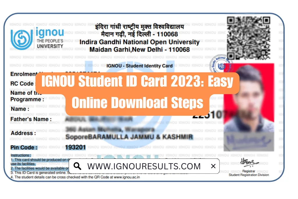 IGNOU Student ID Card